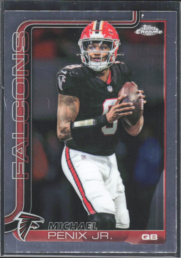 2025 Topps Chrome #15 Michael Penix Jr. – framsida