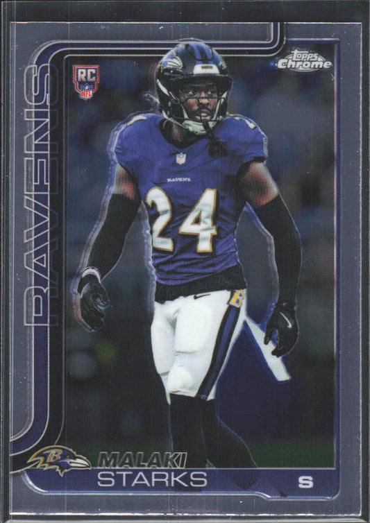 2025 Topps Chrome #347 Malaki Starks – framsida