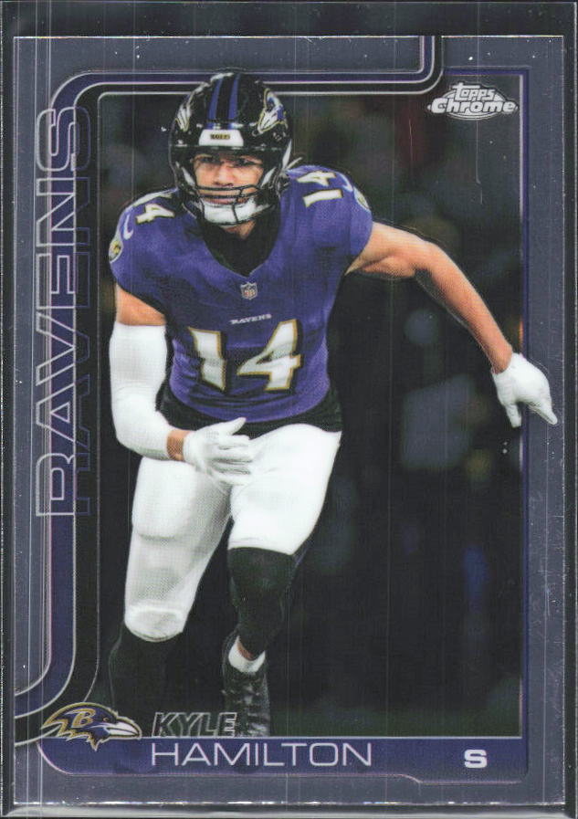 2025 Topps Chrome #29 Kyle Hamilton – framsida