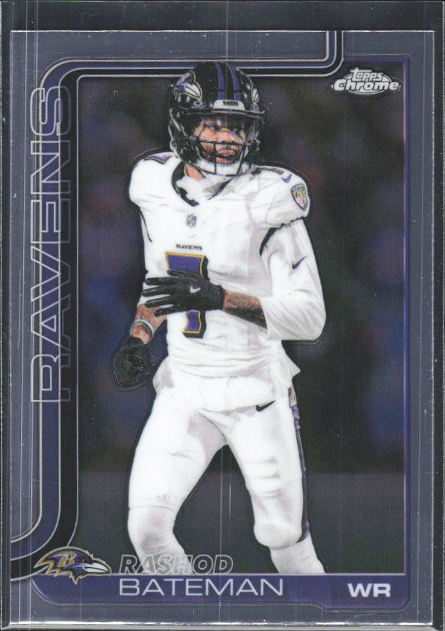 2025 Topps Chrome #21 Rashod Bateman – framsida