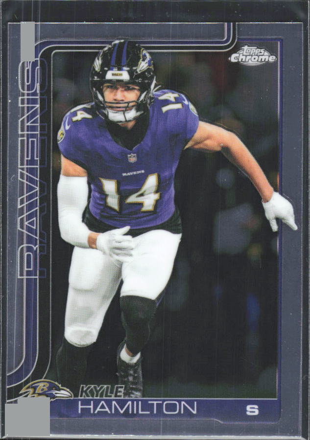 2025 Topps Chrome #29 Kyle Hamilton – framsida