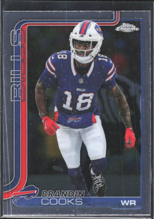 2025 Topps Chrome #217 Brandin Cooks – framsida