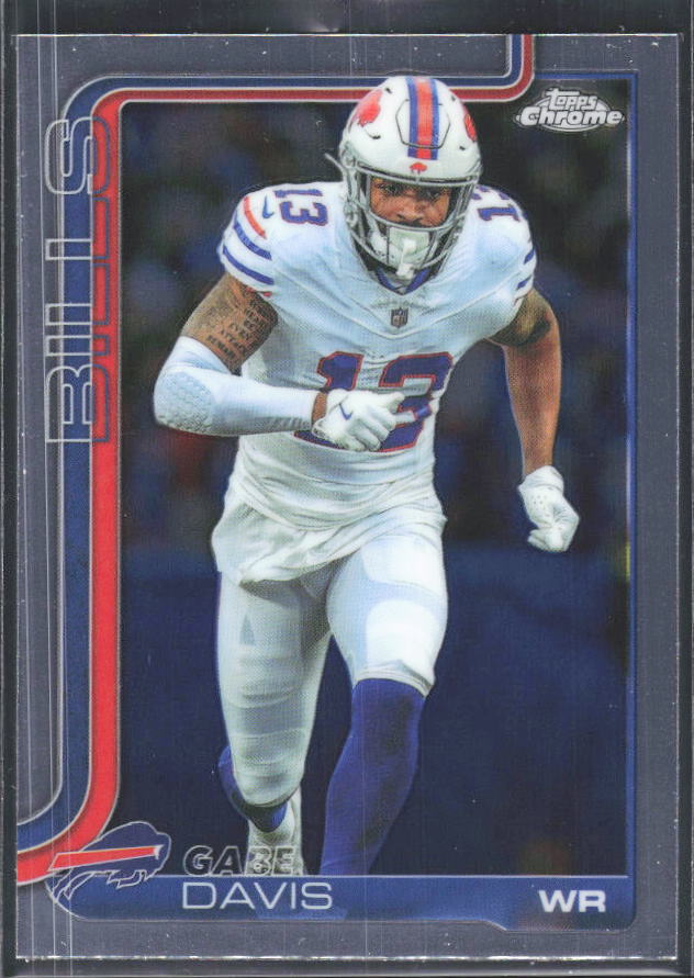 2025 Topps Chrome #142 Gabe Davis – framsida
