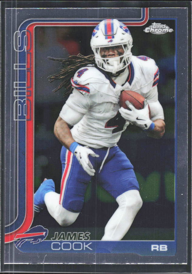 2025 Topps Chrome #35 James Cook – framsida
