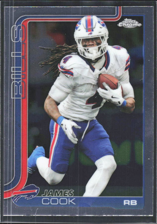 2025 Topps Chrome #35 James Cook – framsida