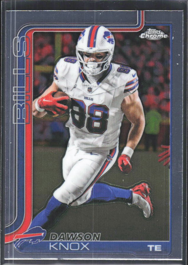 2025 Topps Chrome #33 Dawson Knox – framsida