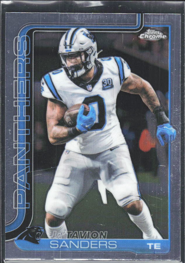 2025 Topps Chrome #45 Ja'Tavion Sanders – framsida