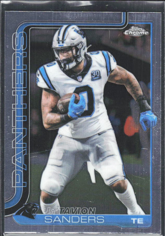2025 Topps Chrome #45 Ja'Tavion Sanders – framsida
