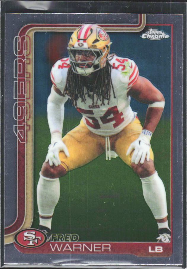 2025 Topps Chrome #268 Fred Warner – framsida