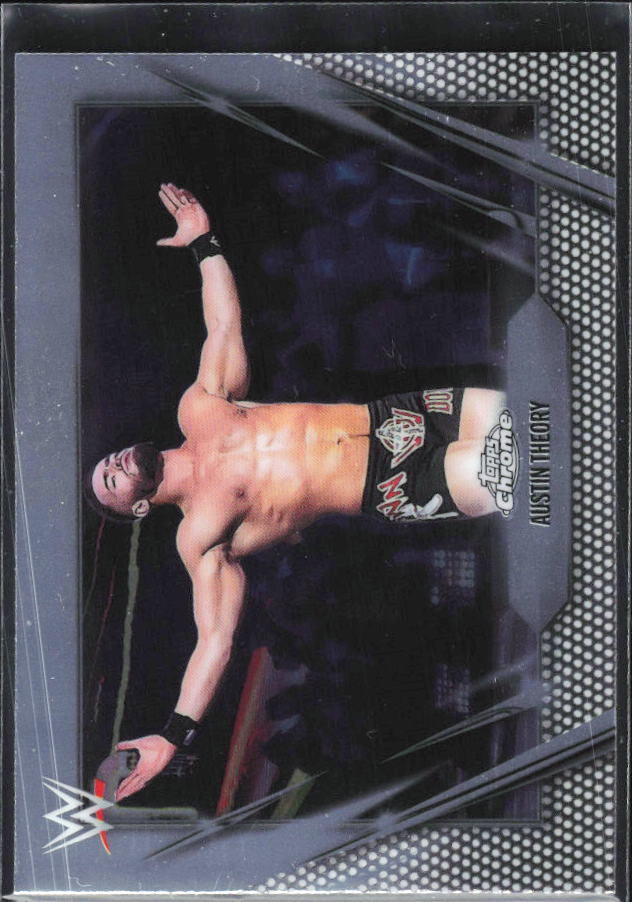 2026 Topps Chrome WWE #77 Austin Theory – framsida