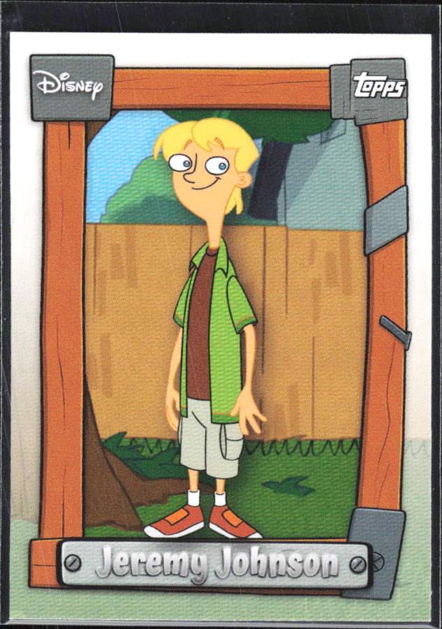 2026 Topps Disney Neon #P&F-9 Jeremy Johnson Phineas & Ferb – framsida
