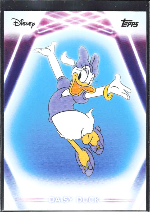 2026 Topps Disney Neon #197 Daisy Duck – framsida