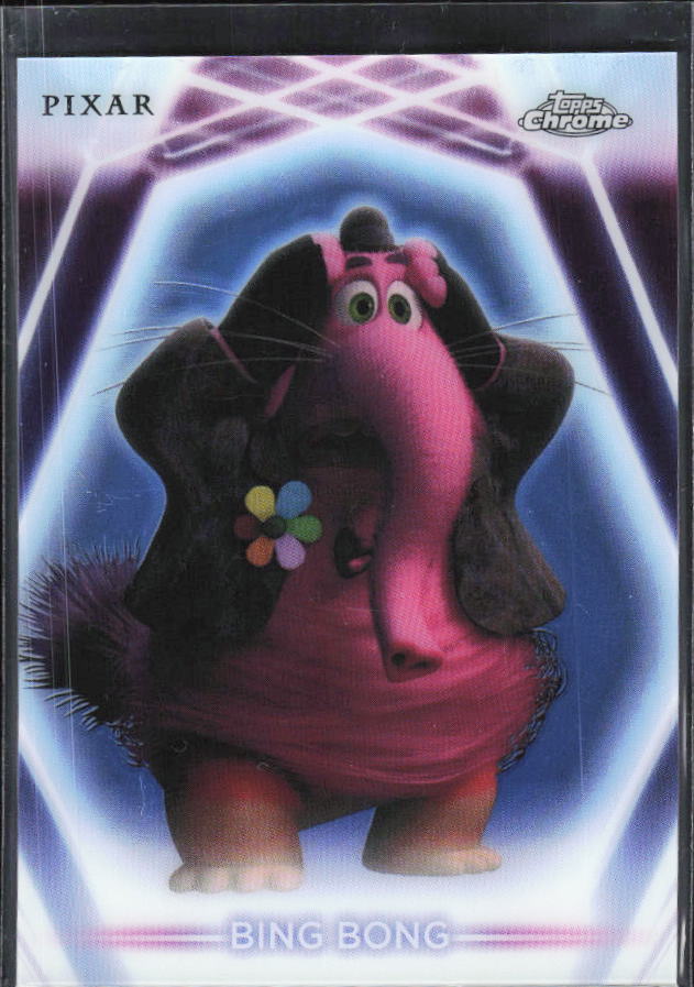 2026 Topps Disney Neon #CNE-168 Bing Bong Chrome Etch – framsida