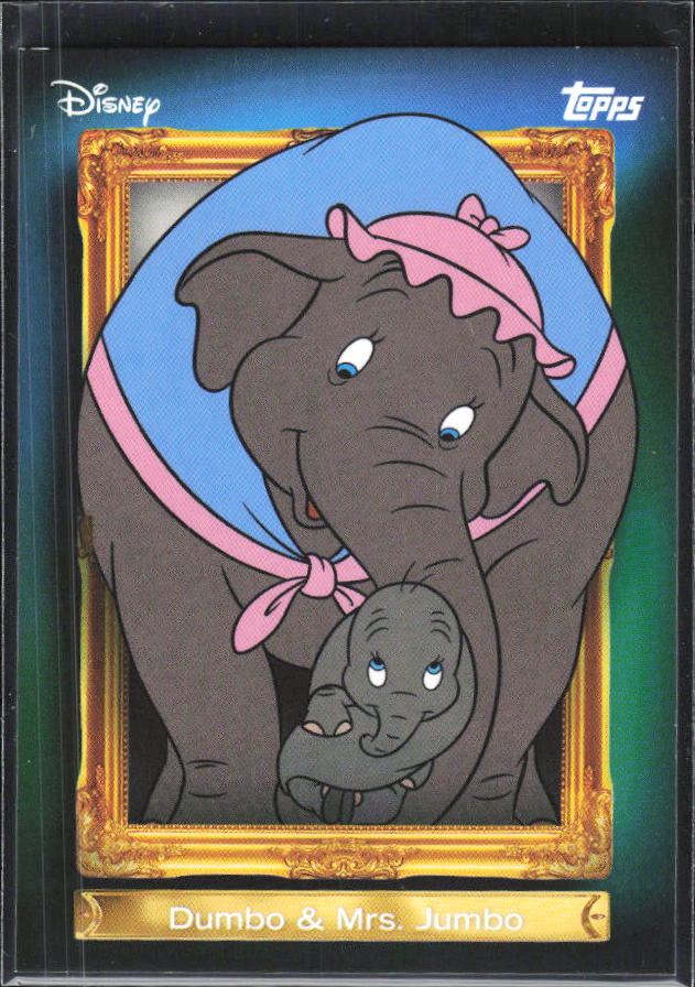 2026 Topps Disney Neon #FF-25 Dumbo / Mrs. Jumbo Family First – framsida