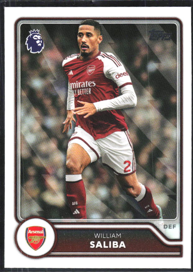 2026-27 Topps Premier League #21 William Saliba – framsida