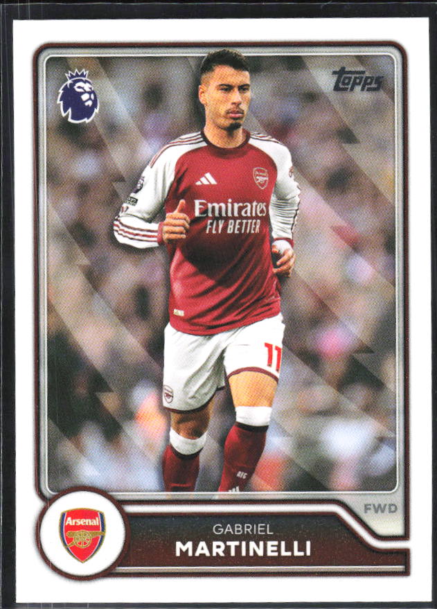 2026-27 Topps Premier League #31 Gabriel Martinelli – framsida