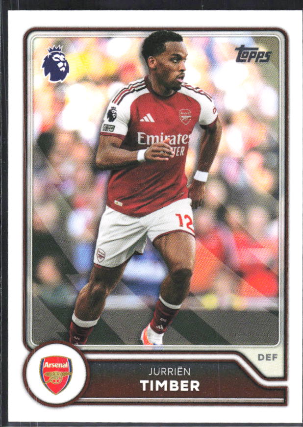 2026-27 Topps Premier League #24 Jurriën Timber – framsida