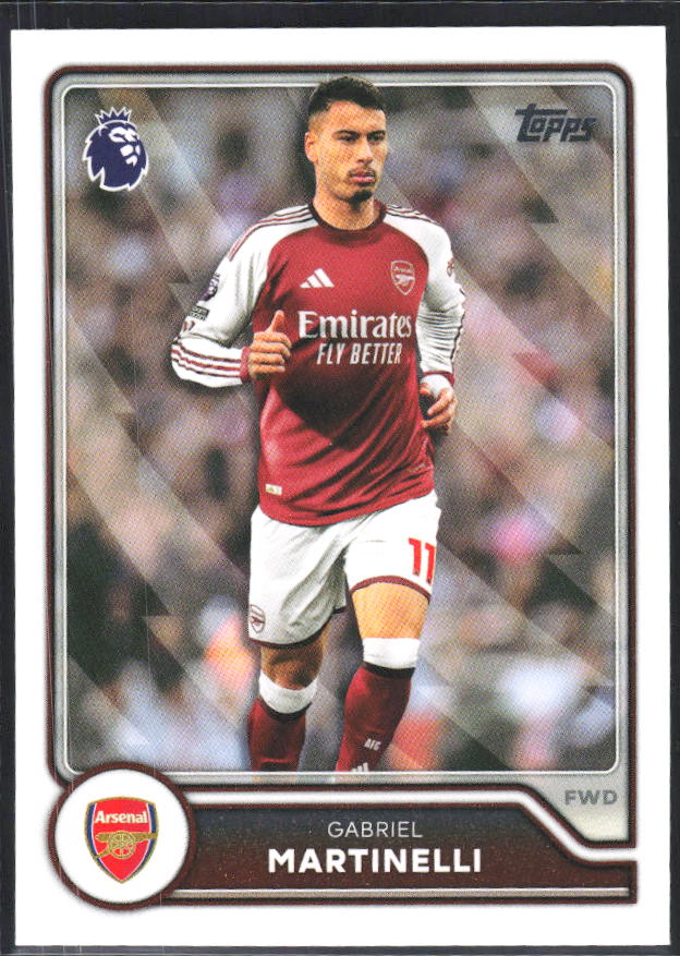 2026-27 Topps Premier League #31 Gabriel Martinelli – framsida