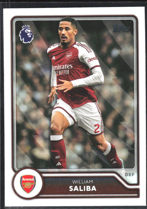 2026-27 Topps Premier League #21 William Saliba – framsida