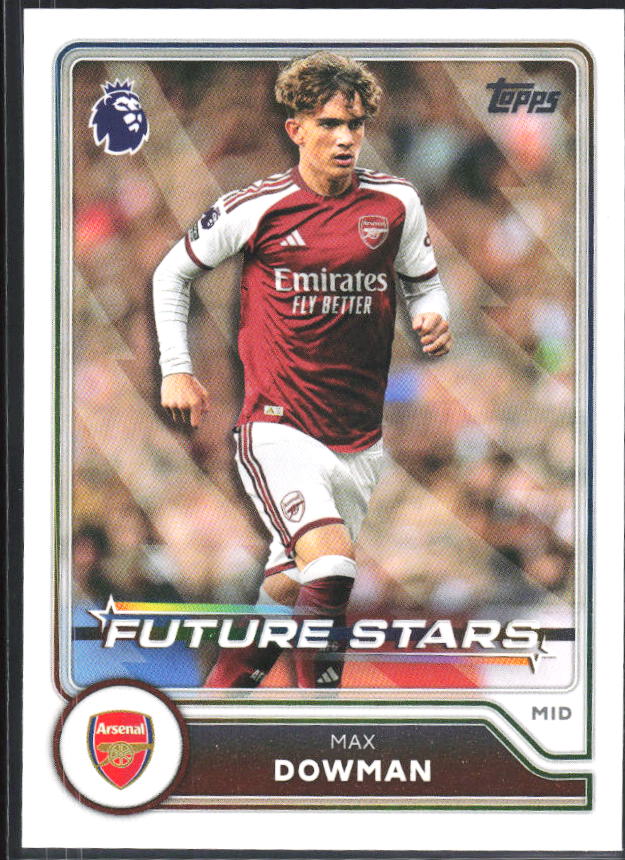 2026-27 Topps Premier League Future Stars #1 Max Dowman – framsida