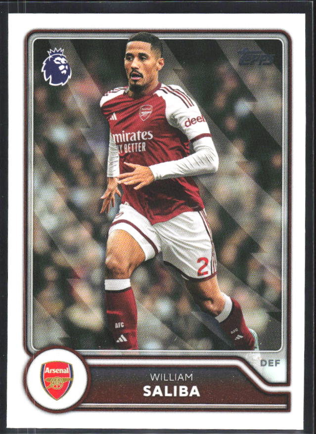 2026-27 Topps Premier League #21 William Saliba – framsida