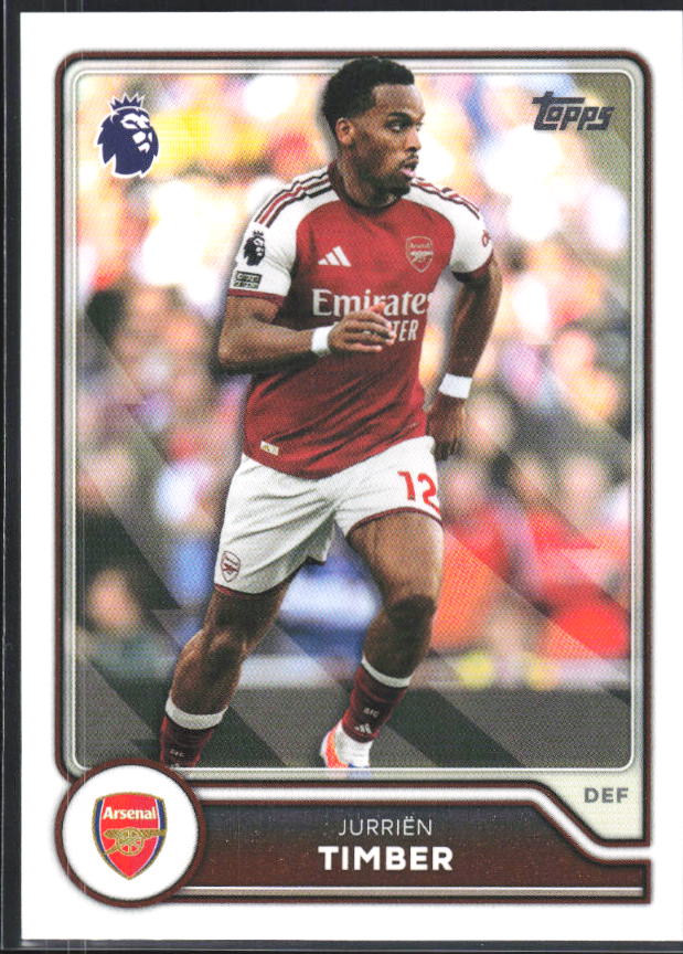 2026-27 Topps Premier League #24 Jurriën Timber – framsida