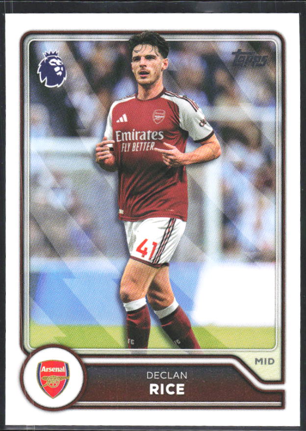 2026-27 Topps Premier League #28 Declan Rice – framsida