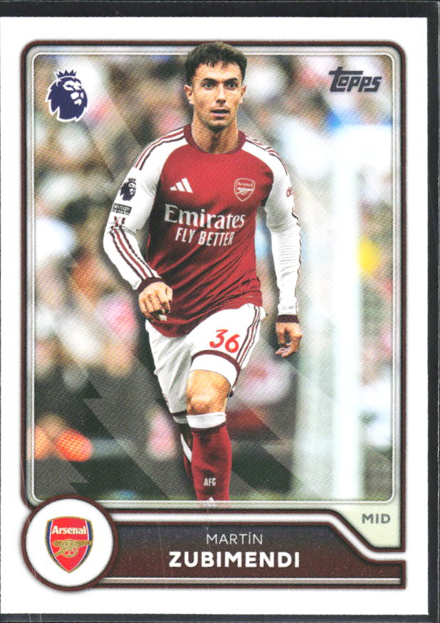 2026-27 Topps Premier League #26 Martín Zubimendi – framsida