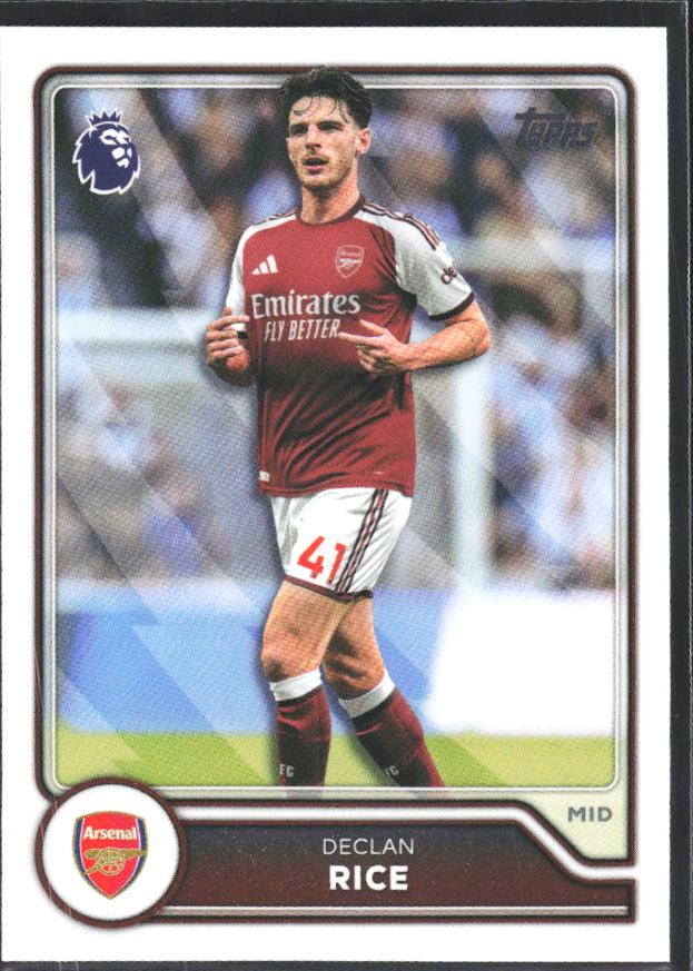 2026-27 Topps Premier League #28 Declan Rice – framsida