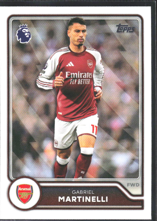 2026-27 Topps Premier League #31 Gabriel Martinelli – framsida