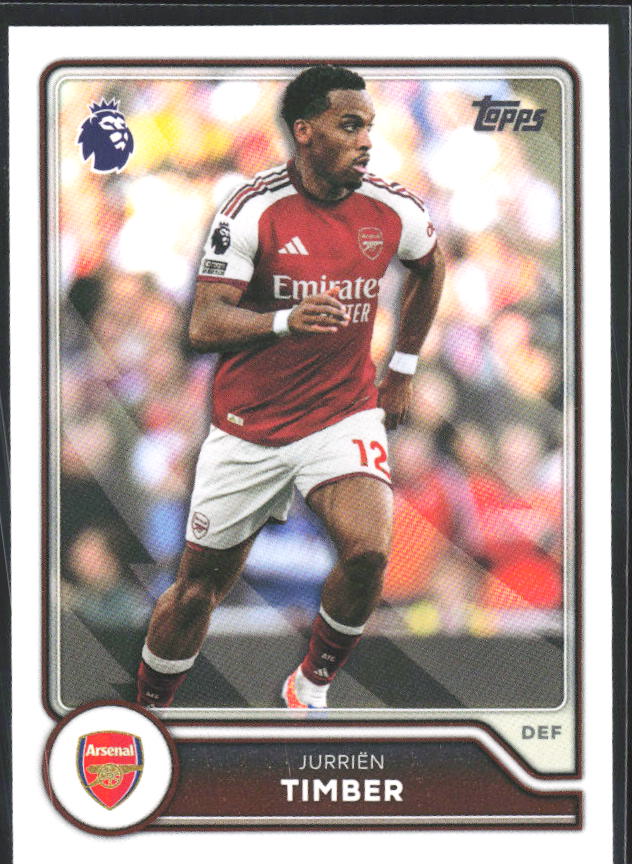 2026-27 Topps Premier League #24 Jurriën Timber – framsida