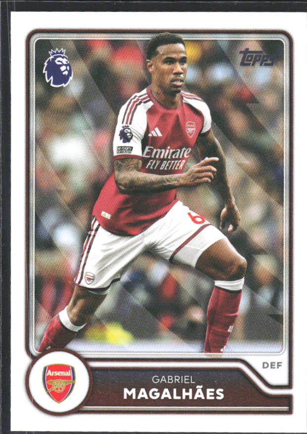 2026-27 Topps Premier League #22 Gabriel Magalhães – framsida