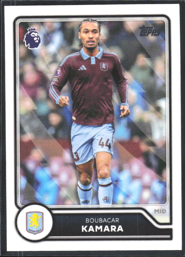 2026-27 Topps Premier League #40 Boubacar Kamara – framsida