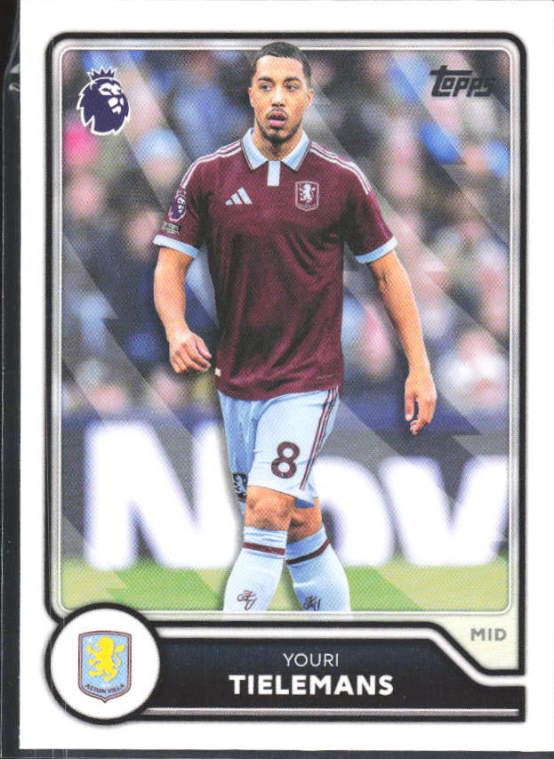 2026-27 Topps Premier League #42 Youri Tielemans – framsida