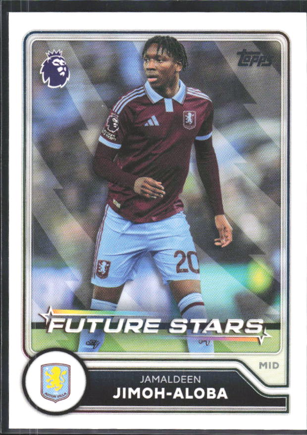 2026-27 Topps Premier League Future Stars #2 Jamaldeen Jimoh-Aloba – framsida
