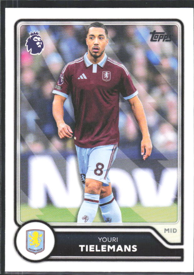 2026-27 Topps Premier League #42 Youri Tielemans – framsida