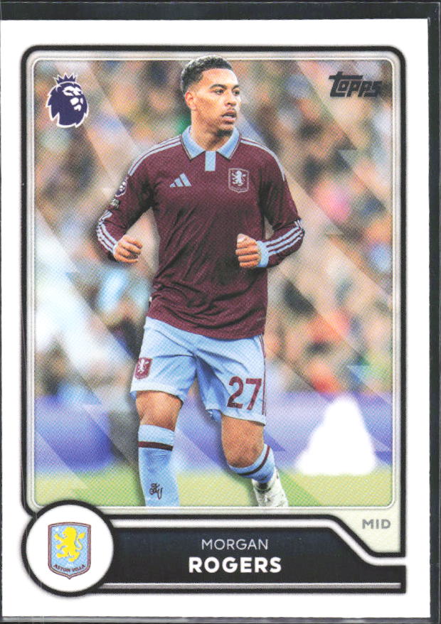 2026-27 Topps Premier League #44 Morgan Rogers – framsida