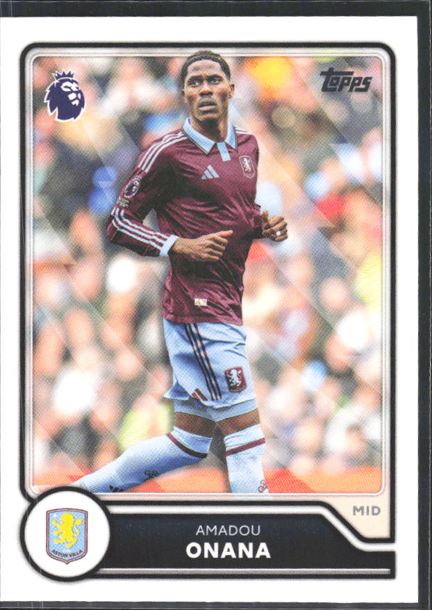 2026-27 Topps Premier League #41 Amadou Onana – framsida