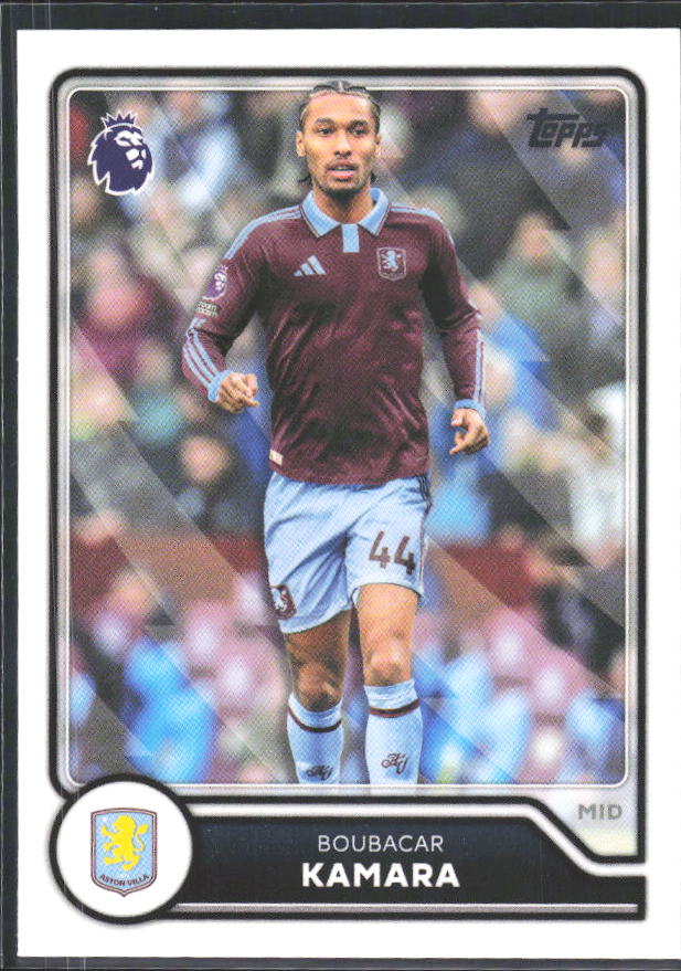 2026-27 Topps Premier League #40 Boubacar Kamara – framsida
