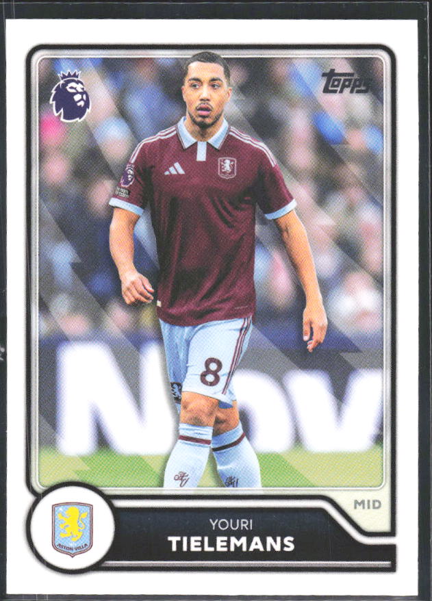 2026-27 Topps Premier League #42 Youri Tielemans – framsida