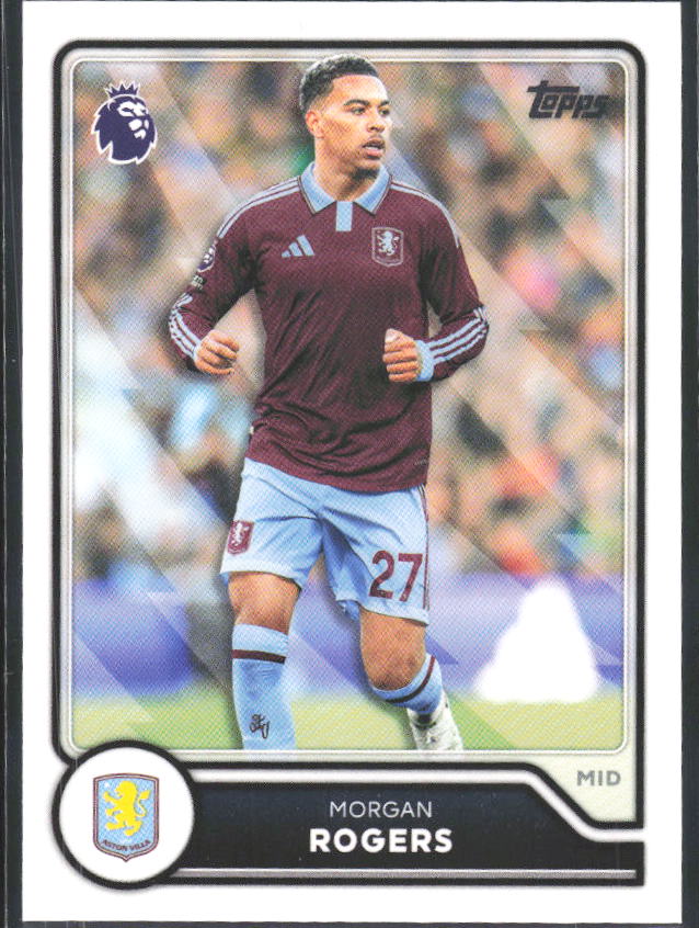 2026-27 Topps Premier League #44 Morgan Rogers – framsida