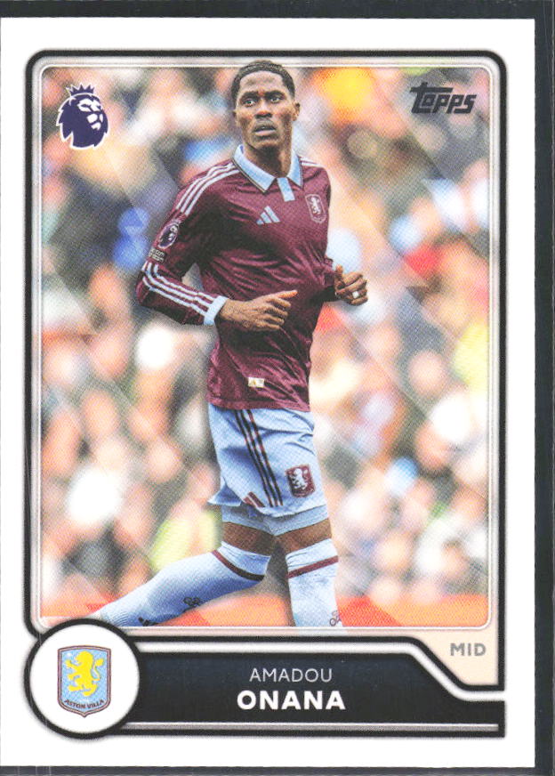 2026-27 Topps Premier League #41 Amadou Onana – framsida
