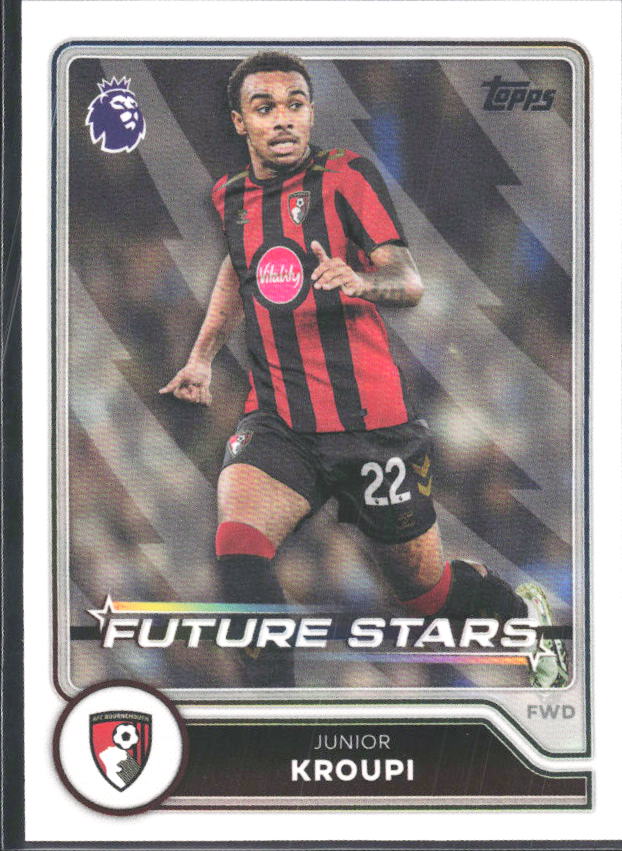 2026-27 Topps Premier League Future Stars #4 Junior Kroupi – framsida