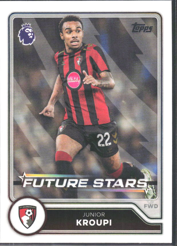 2026-27 Topps Premier League Future Stars #4 Junior Kroupi – framsida