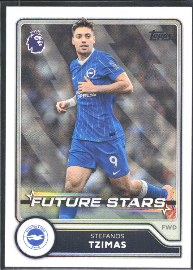2026-27 Topps Premier League Future Stars #6 Stefanos Tzimas – framsida