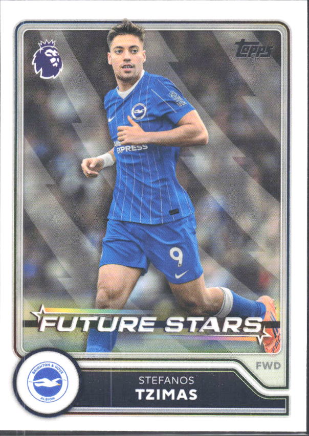 2026-27 Topps Premier League Future Stars #6 Stefanos Tzimas – framsida