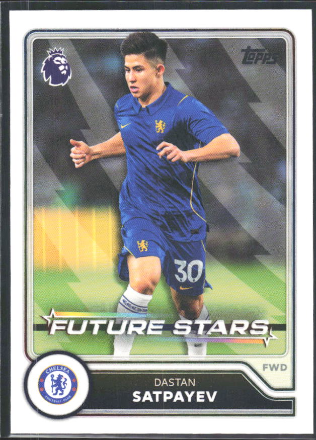 2026-27 Topps Premier League Future Stars #9 Dastan Satpayev – framsida