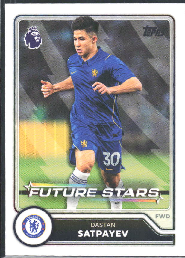 2026-27 Topps Premier League Future Stars #9 Dastan Satpayev – framsida