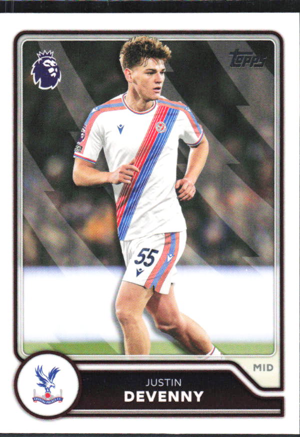 2026-27 Topps Premier League #111 Justin Devenny – framsida