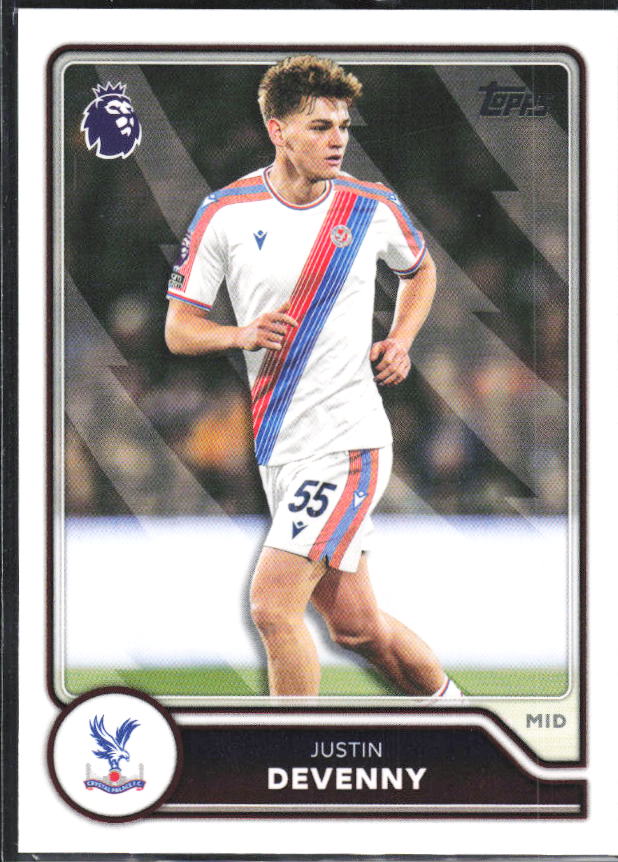 2026-27 Topps Premier League #111 Justin Devenny – framsida